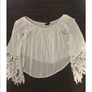 3/4 length shirt with bell sleeves